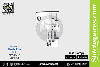 STRONG H 2045291 Needle Plate PEGASUS M832 86 (5×5) Sewing Machine Spare Part