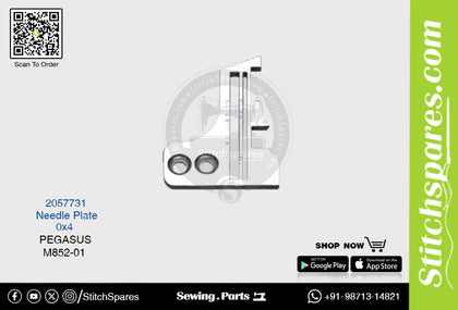 STRONG-H 2057731 Needle Plate PEGASUS M852-01 (0×4) Sewing Machine Spare Part