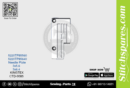 STRONG-H 5220TP85560 NEEDLE PLATE KINGTEX CTD-9085 (3×5.6) SEWING MACHINE SPARE PART