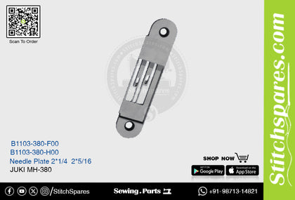 Strong-H B1103-380-F00 Needle Plate Juki Mh-380 (2x1-4) Sewing Machine Spare Part