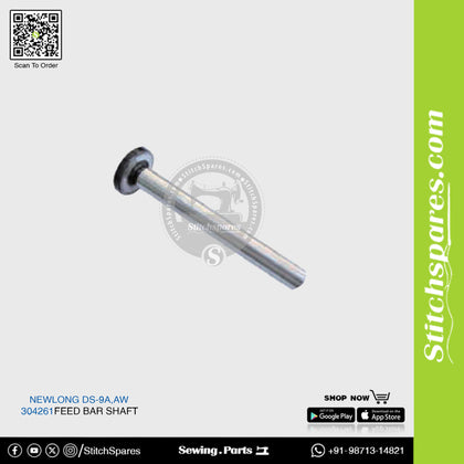 304261 Feed Bar Shaft NEWLONG DS-9AW,CW FIBC Bag Closer Sewing Machine
