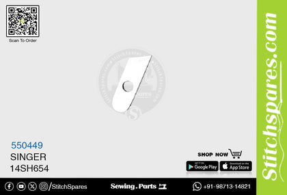 Strong-H 550449 Knife / Blade / Trimmer Singer 14SH654 Sewing Machine Spare Parts