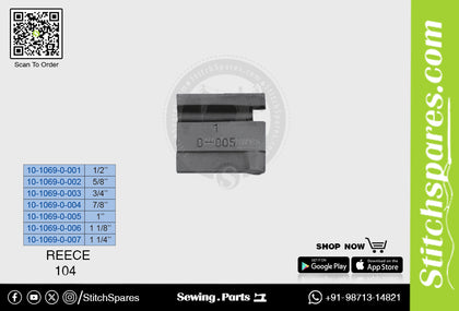 Strong-H 10-1069-0-001 1/2’’ Knife / Blade / Trimmer Reece 104 Sewing Machine Spare Parts