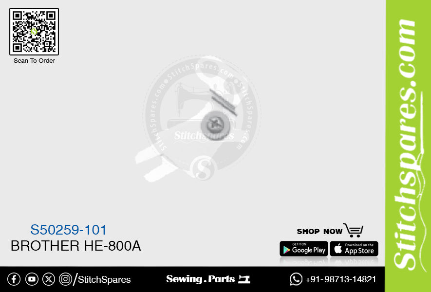 S50259-101 cuchillo bruder He-800A für máquina de coser