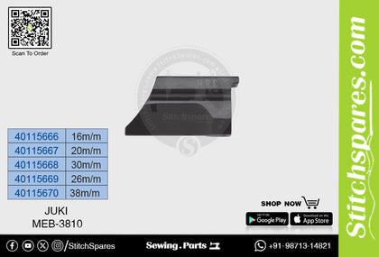 Strong-H 40115668 30m/m Knife / Blade / Trimmer Juki MEB-3810 Sewing Machine Spare Parts