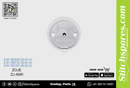 Strong-H Z-91-383538-35( 1.4mm Diameter ) Knife / Blade / Trimmer Zoje ZJ-AM5 Sewing Machine Spare Parts