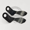 14112001 Cuchillo (hoja) (JACK ORIGINAL) Jack A4S AS-X A5 A5-X A5-N Repuesto para máquina de coser