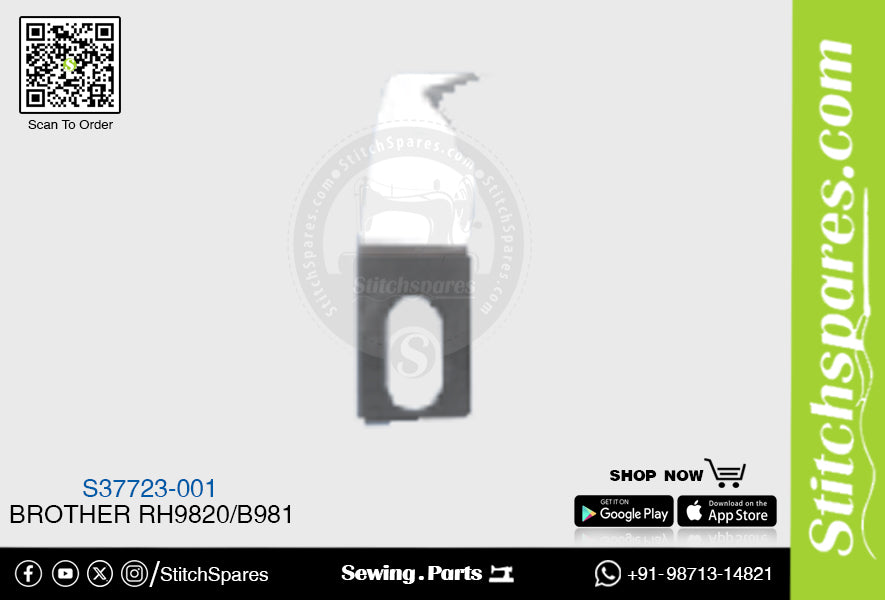 S37723-001 cuchillo Bruder Rh9820 / B981 para máquina de coser