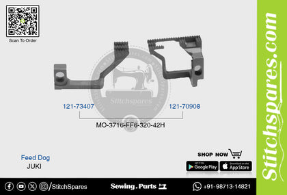 Strong-H 121-73407 / 121-70908 Feed Dog Juki MO-3716-FF6-320-42H Industrial Sewing Machine Spare Part