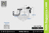 STRONGH 204730 Feed Dog PEGASUS M752-16S1 (0×1.5) Sewing Machine Spare Part