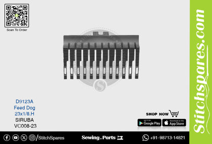D9123A Feed Dog SIRUBA VC008 Multi-Needle Sewing Machine Part