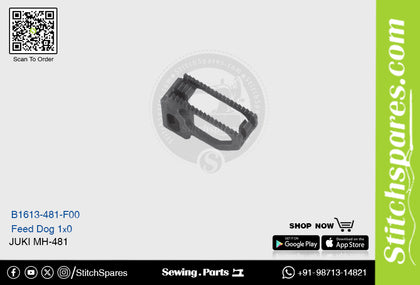 Strong H B1613-481-F00 Feed Dog Juki MH-481 1 Needle Double Needle Lockstitch Sewing Machine Spare Part