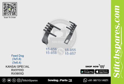 Strong-H 15-856 Feed Dog Kansai Special Rx-9700d Sewing Machine Spare Part