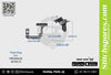 STRONGH 204730-BF Feed Dog PEGASUS M752-01 (0×4) Sewing Machine Spare Part