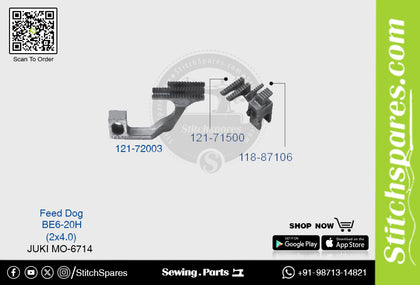 Strong-H 121-71500, 118-87106 Feed Dog Juki Mo-6714-Be6-20h (2×4.0) Sewing Machine Spare Part