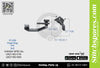 Strong H 57-202 / 57-1020-1 Feed Dog Kansai Special UK2116S-02M 3?5mm Double Needle Lockstitch Sewing Machine Spare Part