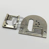 20U Zig Zag Needle Plate & Feed Dog For Piping Folder