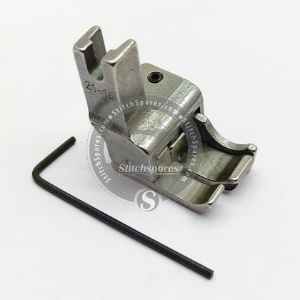 21-16 (1/32x3/8) Dual Compensating Presser Foot Single Needle Lock-Stitch Sewing Machine