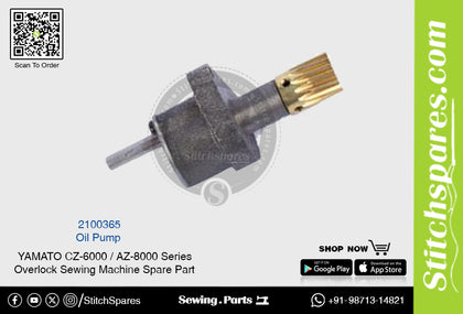 2100365 Oil Pump YAMATO CZ-6000  AZ-8000 Series Overlock Sewing Machine Spare Part