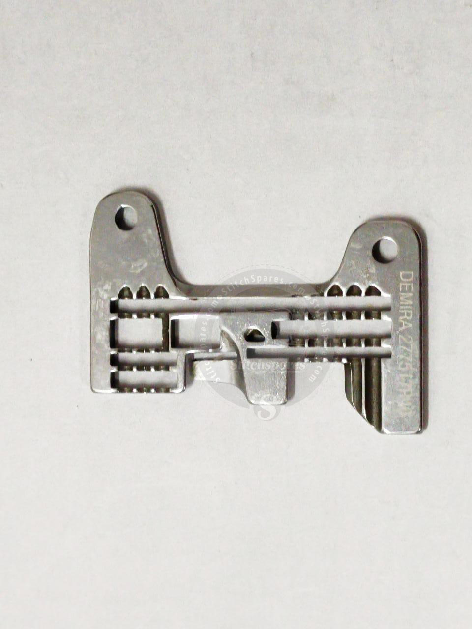 277517R40 / 277517 Placa de aguja 5 hilos PEGASUS EX-3216, EX-5216 Repuesto para máquina de coser Overlock