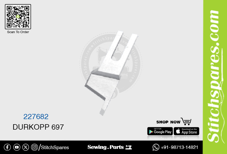 227682 चाकू (ब्लेड) Durkopp 697 सिलाई मशीन