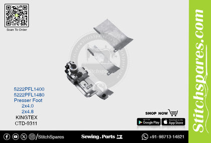 STRONG-H 5222PFL1400 Presser Foot KINGTEX CTD-9311 (2×4.0) Sewing Machine Spare Part