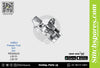 STRONG-H 208501 Presser Foot PEGASUS L32-31 (3×3) Sewing Machine Spare Part
