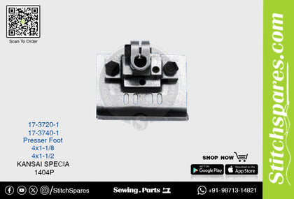 STRONG-H 17-3720-1 PRESSER FOOT KANSAI SPECIAL 1404P (4×1-1-8) SEWING MACHINE SPARE PART