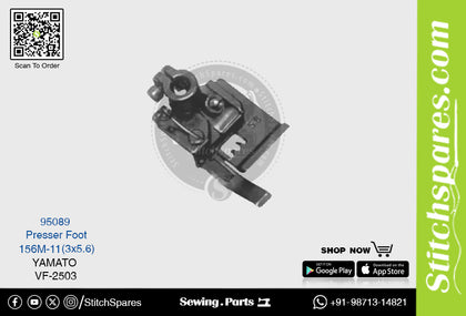 Strong-H 95089 156M-11(3×5.6)mm Presser Foot Yamato VF2503 Flatlock (Interlock) Sewing Machine Spare Part