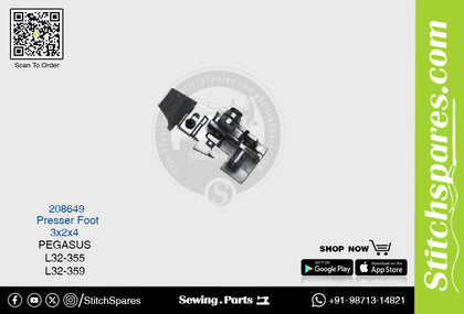 STRONG-H 208649 Presser Foot PEGASUS M732-354 (3×2×4) Sewing Machine Spare Part