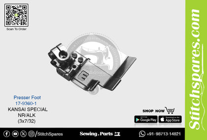 Strong-H 17-9300-1 (3×6.4mm) Presser Foot Kansai Special Industrial Sewing Machine Spare Part