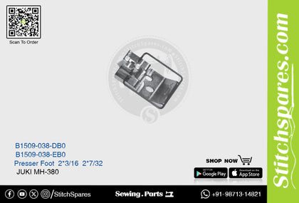 Strong-H B1509-038-Db0 Presser Foot Juki Mh-380 (2x3-16) Sewing Machine Spare Part