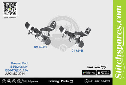 Strong-H 121-52450 Presser Foot Juki Mo-3914-Be6 (2.0×4.0) Sewing Machine Spare Part