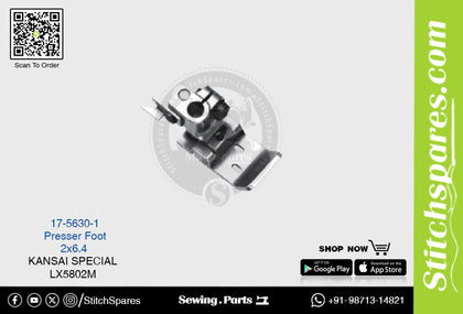 Strong-H 17-5630-1 Presser Foot Kansai Special Lx-5802m Sewing Machine Spare Part