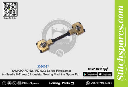 3020067 Connecting YAMATO FD-62  FD-62G Series Flatseamer ( 4-Needle 6-Thread ) Industrial Sewing Machine Spare Part