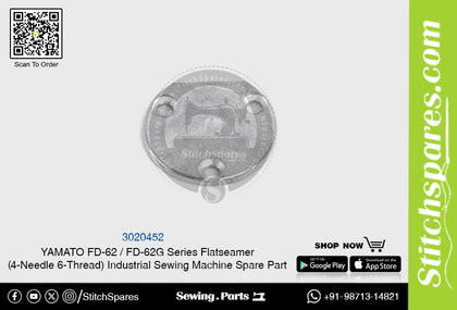 3020452 YAMATO FD-62  FD-62G Series Flatseamer ( 4-Needle 6-Thread ) Industrial Sewing Machine Spare Part