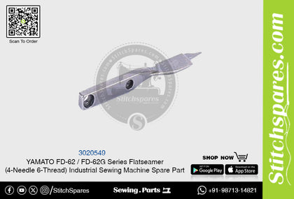 3020549 YAMATO FD-62  FD-62G Series Flatseamer ( 4-Needle 6-Thread ) Industrial Sewing Machine Spare Part
