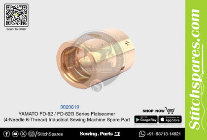 3020619 Bush YAMATO FD-62  FD-62G Series Flatseamer ( 4-Needle 6-Thread ) Industrial Sewing Machine Spare Part