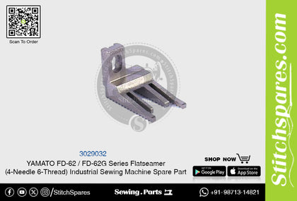 3029032 Feed Dog YAMATO FD-62  FD-62G Series Flatseamer ( 4-Needle 6-Thread ) Industrial Sewing Machine Spare Part