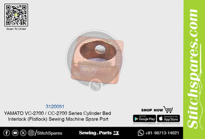 3120051 Block YAMATO CC-2700  VC-2700 Series Cylinder Bed Interlock (Flatlock) Sewing Machine Spare Part