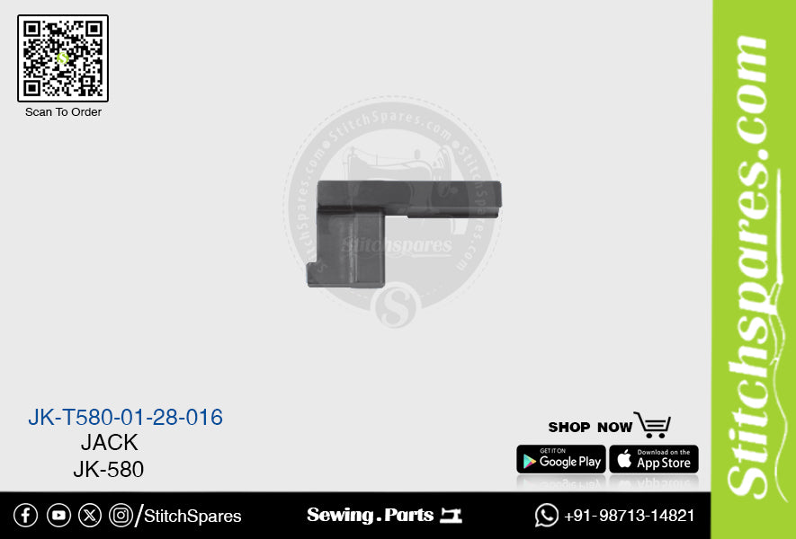Strong-H JK-T580-01-28-016 Cuchillo/Hoja/Recortadora Jack JK-580 Repuestos para máquina de coser