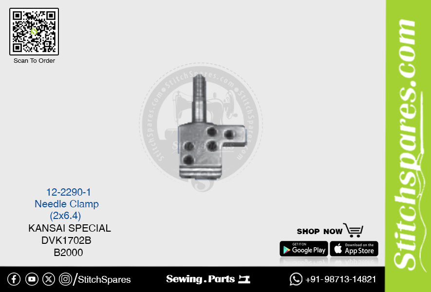 Strong-H 12-2290-1 Needle Clamp Kansai Special Dvk-1702b