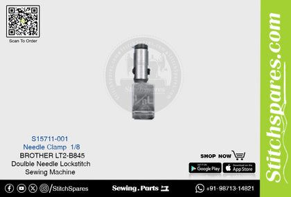 Strong-H S15711-001 1/8 Needle Clamp Brother LT2-B845 -7 Double Needle Lockstitch Sewing Machine Spare Part