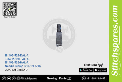 Strong H B1402-528-DAL-A 5/16 Needle Clamp Juki LH-3588A-7 Double Needle Lockstitch Sewing Machine Spare Part