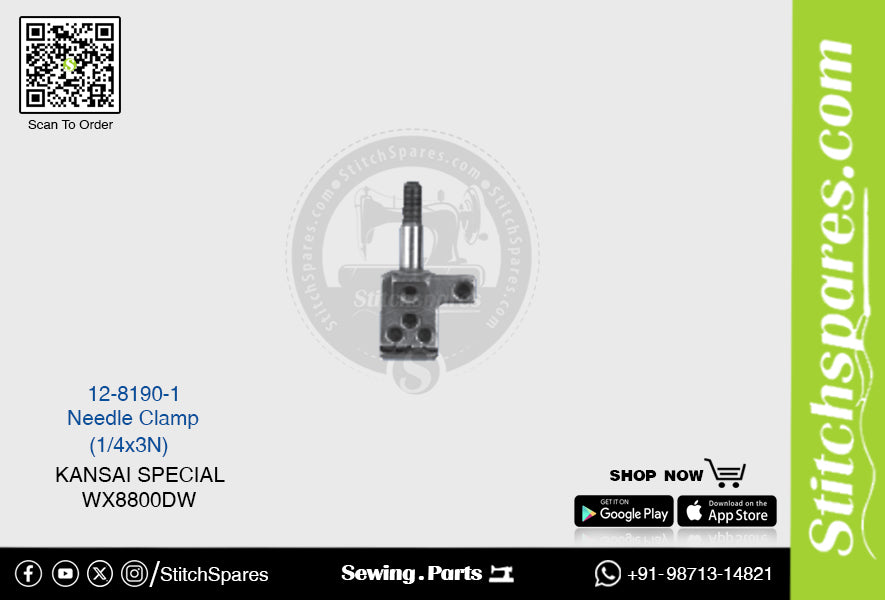 Strong-H 12-8190-1 abrazadera de aguja Kansai especial Wx-8800dw pieza de repuesto para máquina de coser