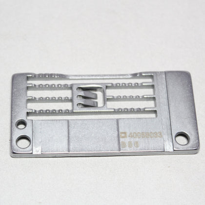 400-58033 Needle Plate Juki (JUKI ORIGINAL) Faltbed Interlock (Flatlock) Machine