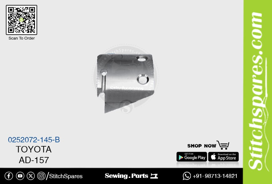स्ट्रांग-एच 0252072-145-बी चाकू/ब्लेड/ट्रिमर टोयोटा एडी-157 सिलाई मशीन स्पेयर पार्ट्स