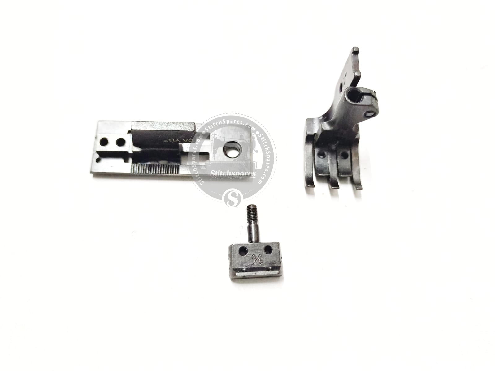 Juego de calibre típico de GC-20606 3/8 ''gancho JUMBO de alimentación compuesta de doble aguja 2 agujas de alta resistencia pieza de repuesto para máquina de coser