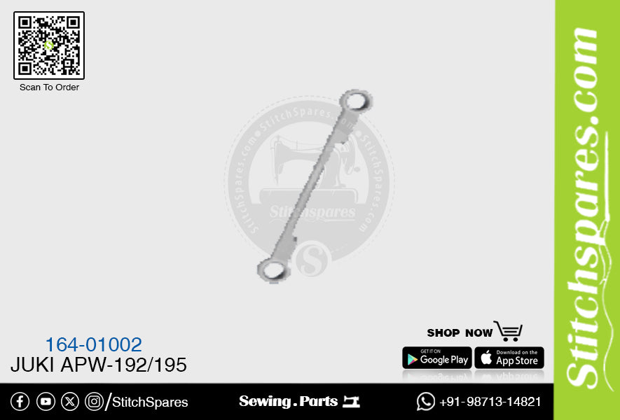 164-01002 (1.0) Cuchillo (hoja) Máquina de coser Juki APW-192/195