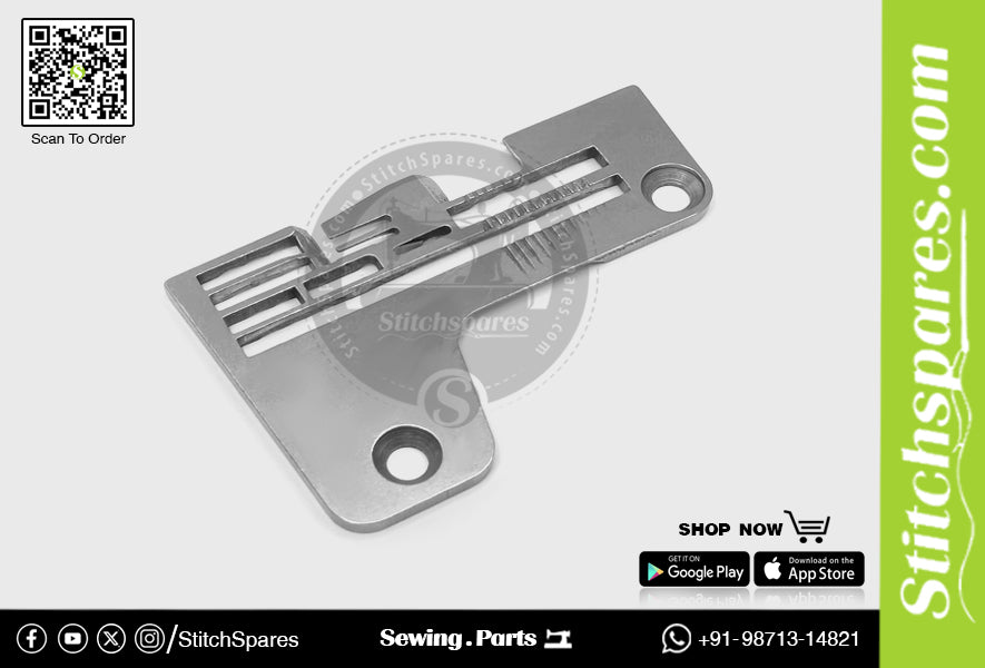 208648 Placa de aguja 6 hilos PEGASUS M700, M732-355 OVERLOCK Pieza de repuesto para máquina de coser